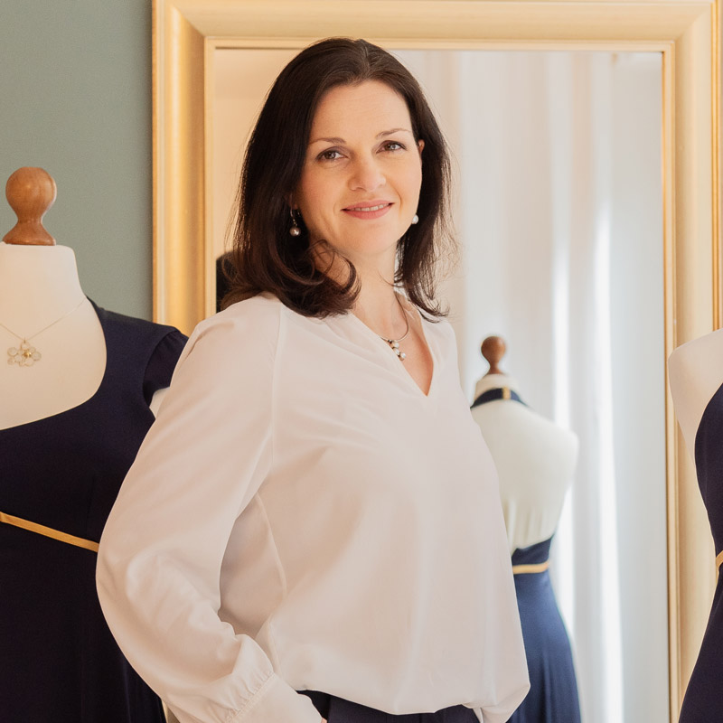 Inhaberin und Gründerin von Marillon Couture, Maxi Lasheras